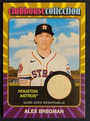 Alex Bregman [Gold] #CCR-AB Baseball Cards 2024 Topps Heritage Clubhouse Collection Relic Prices