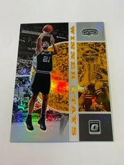 Tim Duncan [Orange] Basketball Cards 2019 Panini Donruss Optic Winner Stays Prices