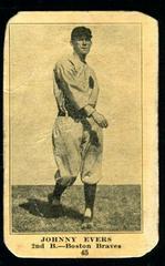 Johnny Evers #45 Baseball Cards 1917 Boston Store Prices