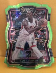 Bam Adebayo [Die Cut Neon Green Prizm] #171 Basketball Cards 2017 Panini Select Prices