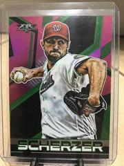 Max Scherzer [Magenta] #113 Baseball Cards 2021 Topps Fire Prices