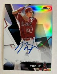 Mike Trout #MT Baseball Cards 2018 Topps Finest Autographs Prices