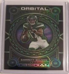 Garrett Wilson [Green Electric Etch] #17 Football Cards 2023 Panini Obsidian Orbital Prices