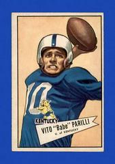 Babe Parilli Football Cards 1952 Bowman Large Prices