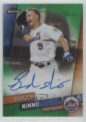 Brandon Nimmo [Green Refractor] Baseball Cards 2019 Topps Finest Autographs Prices