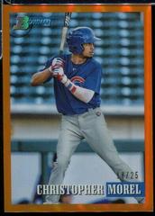 Christopher Morel [Chrome Prospect Orange] #142 Baseball Cards 2021 Bowman Heritage Prices