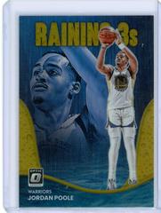 Jordan Poole [Gold] #16 Basketball Cards 2022 Panini Donruss Optic Raining 3s Prices