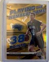 Franz Wagner [Gold] Basketball Cards 2021 Panini Contenders Optic Playing the Numbers Game Prices
