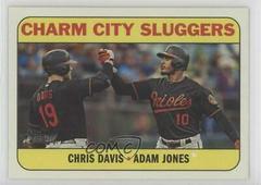 Chris Davis, Adam Jones #CC-6 Baseball Cards 2018 Topps Heritage Combo Cards Prices