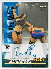 Indi Hartwell [Blue] Wrestling Cards 2021 Topps WWE We Are NXT Autographs Prices