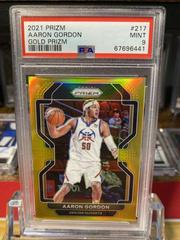 Aaron Gordon [Gold Prizm] #217 Basketball Cards 2021 Panini Prizm Prices