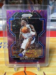 Ben Wallace [Fast Break Purple Prizm] #249 Basketball Cards 2021 Panini Prizm Prices