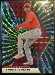 Shohei Ohtani [Green Swirl Mosaic] Baseball Cards 2021 Panini Mosaic Prices