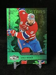 Shea Weber [Green] Hockey Cards 2020 Skybox Metal Universe Prices