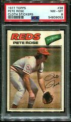 Pete Rose #38 Baseball Cards 1977 Topps Cloth Stickers Prices