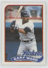 Gary Ward #302 Tiffany Baseball Cards 1989 Topps Prices