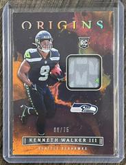 Kenneth Walker III #ROP-KWA Football Cards 2022 Panini Origins Rookie Patches Prices