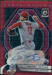 Shohei Ohtani [Pandora Red] #ESS-SO Baseball Cards 2022 Panini Donruss Optic Elite Series Signatures Prices