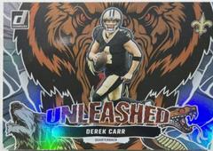 Derek Carr Football Cards 2023 Panini Donruss Unleashed Prices