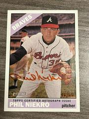 Phil Niekro [Portrait Red Ink] #PN Baseball Cards 2015 Topps Heritage Real One Autographs Prices