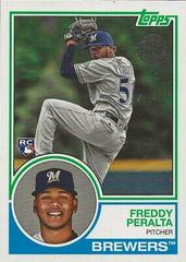 Freddy Peralta #83-49 Baseball Cards 2018 Topps Update 1983 Baseball Prices