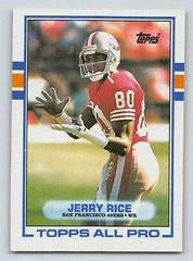 Jerry Rice Football Cards 1989 Topps Prices