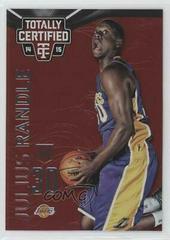 Julius Randle [Platinum Red] Basketball Cards 2014 Panini Totally Certified Prices
