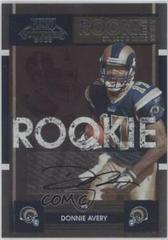 Donnie Avery [Autograph] #131 Football Cards 2008 Playoff Contenders Prices