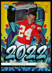 Skyy Moore [Gold] #2022-17 Football Cards 2022 Panini Certified 2022 Prices