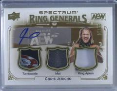 Chris Jericho [Autograph] Wrestling Cards 2021 Upper Deck AEW Spectrum Ring Generals Relics Prices