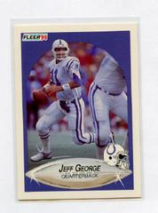 Jeff George Football Cards 1990 Fleer Update Prices