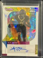 A. T. Perry [Prismatic White] #BA-ATP Football Cards 2023 Leaf Vivid Autographs Prices