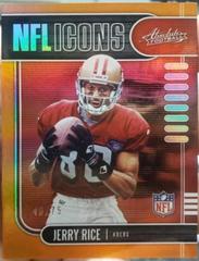 Jerry Rice [Spectrum Orange] Football Cards 2019 Panini Absolute NFL Icons Prices