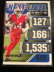 Stefon Diggs #NL12 Football Cards 2021 Panini Score Next Level Stats Prices