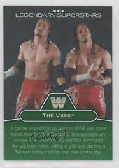 The Usos, Wild Samoans [Green] Wrestling Cards 2010 Topps Platinum WWE Legendary Superstars Prices