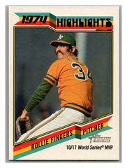 Rollie Fingers Baseball Cards 2023 Topps Heritage 1974 Highlights Prices