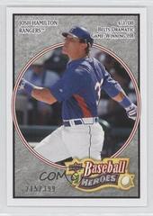 Josh Hamilton [Autograph Charcoal] #12 Baseball Cards 2008 Upper Deck Baseball Heroes Prices