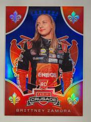 Brittney Zamora [Blue] #18 Racing Cards 2020 Panini Chronicles Nascar Crusade Prices