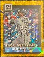 Cedric Mullins [Gold] #T-4 Baseball Cards 2022 Panini Donruss Trending Prices