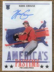 Hans Crouse #AP-HC Baseball Cards 2022 Panini Chronicles America's Pastime Autographs Prices