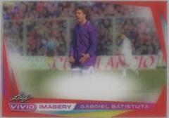 Gabriel Batistuta [Red] Soccer Cards 2022 Leaf Vivid Imagery Prices