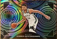 Giannis Antetokounmpo #5 Basketball Cards 2022 Panini Obsidian Tunnel Vision Prices