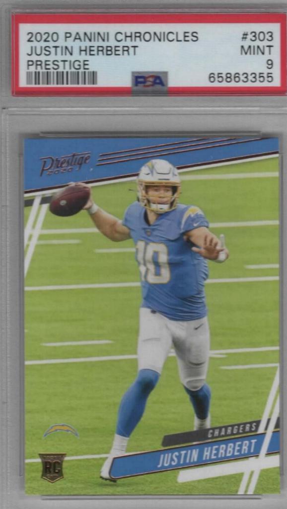 justin herbert Prices [Rookie] 2021 Panini Contenders 2001 Rookie Ticket RPS Football Cards