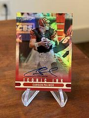 Carson Palmer [Red] Football Cards 2022 Panini Absolute Iconic Ink Autographs Prices