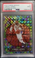 LeBron James #1 Basketball Cards 2020 Panini Mosaic Stained Glass Prices