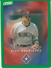 Alex Rodriguez [Green] #92 Baseball Cards 2003 Upper Deck Victory Prices
