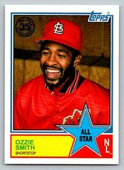 Ozzie Smith Baseball Cards 2018 Topps 1983 Baseball All Stars Prices