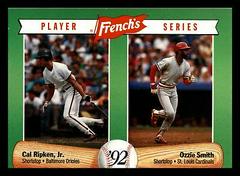 Ozzie Smith, Cal Ripken Jr. #13 Baseball Cards 1992 French's Prices