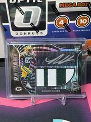 Romeo Doubs [Neon Black Light] #RAD-RDO Football Cards 2022 Panini Spectra Radiant Rookie Patch Signatures Prices