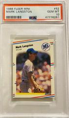Mark Langston Baseball Cards 1988 Fleer Mini Prices